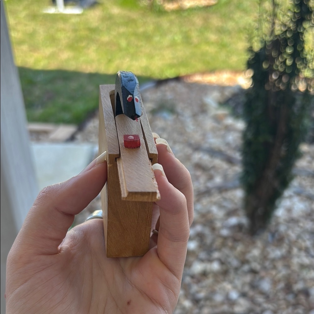 Hidden wooden snake gag gift (set of 2)